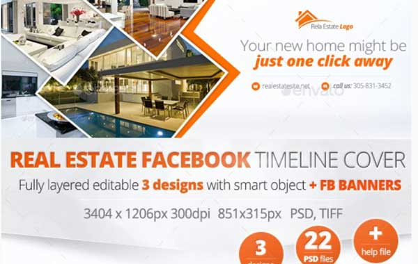 Real Estate Facebook Covers and Banners