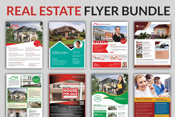 Real Estate Flyer Bundle Templates