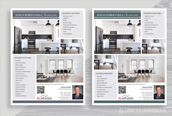 Real Estate Flyer Design Template