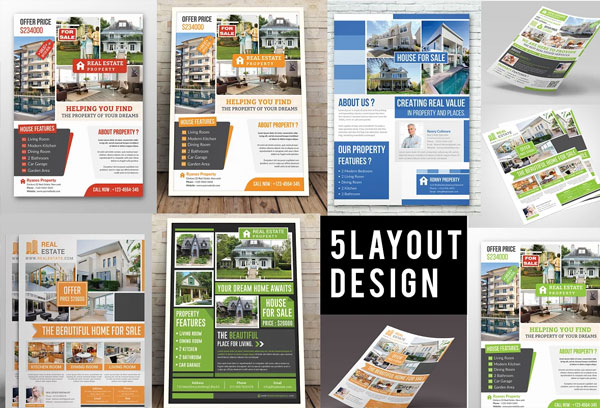 Real Estate Flyers Design