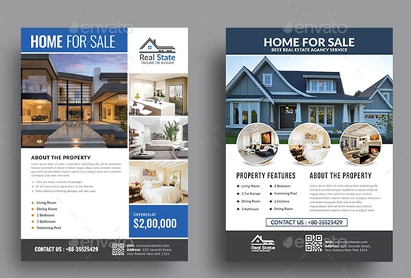 Real Estate Flyers Templates