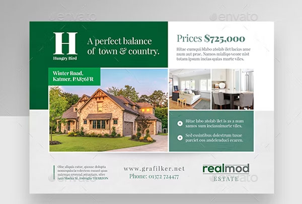 Real Estate PSD Flyer Templates