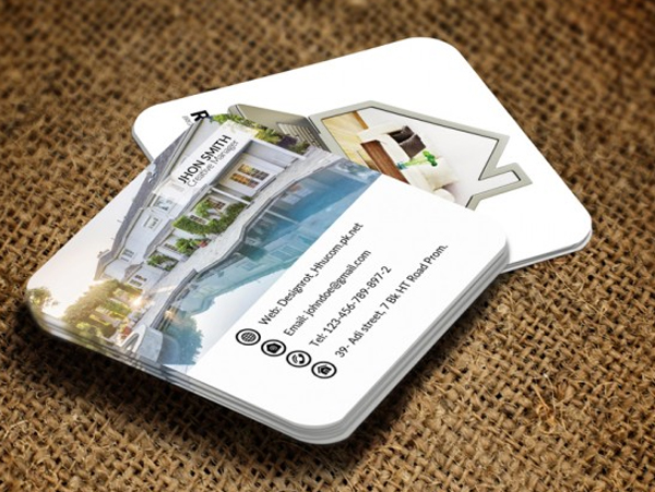 Real Estate Small Contact Card