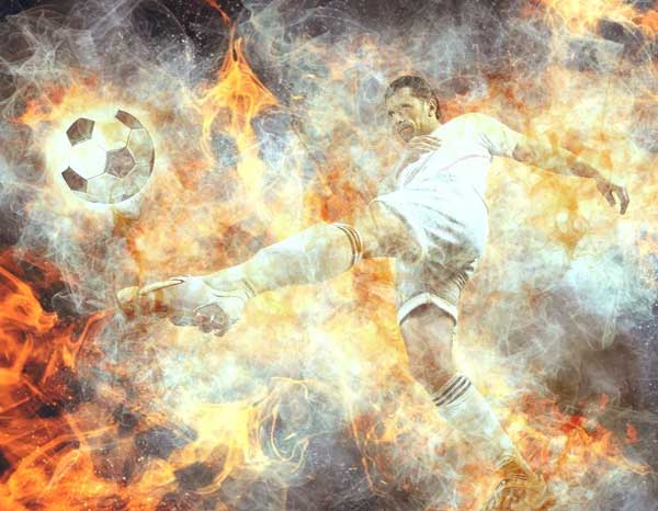 Real Fire & Smoke Photoshop Poster Action