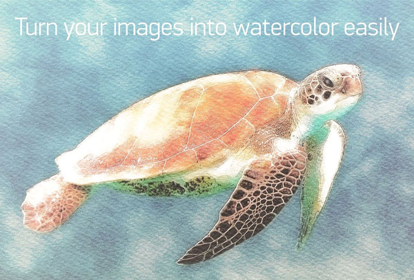 Real Watercolor Professional Photoshop Action