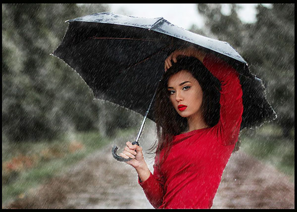 Realistic Best Rain Photoshop Action