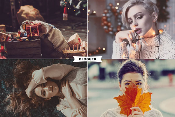 Realistic Blogger Photoshop Actions