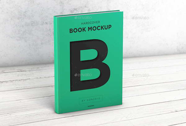 Realistic Book Mockup PSD Template