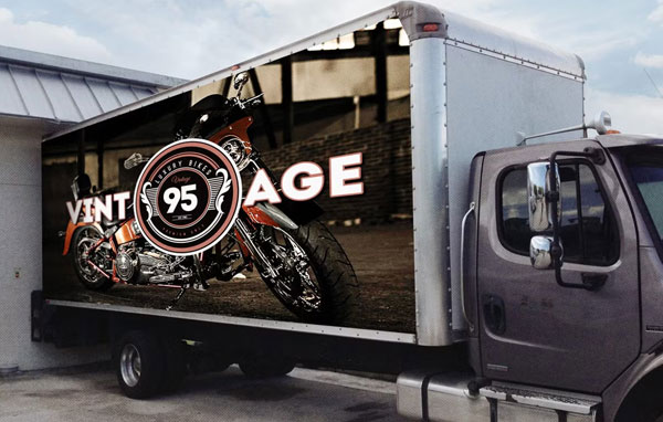 Realistic Box Truck Mockup Templates