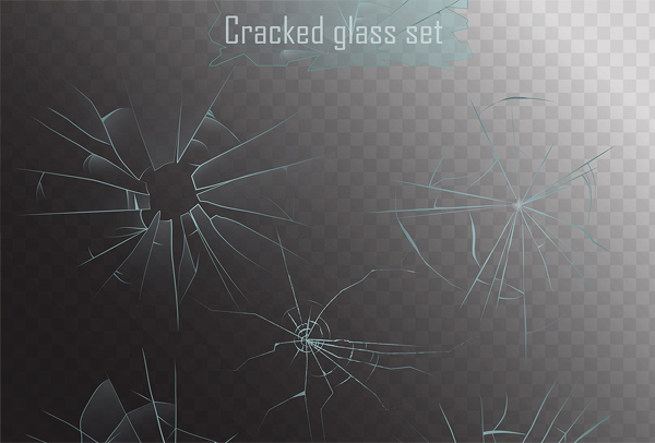 Realistic Broken Glass Texture