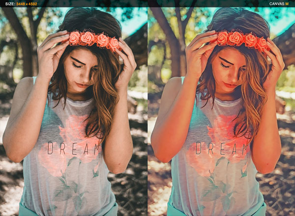 Realistic Canvas Painting Photoshop Action