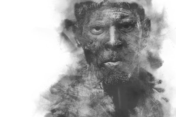 Realistic Charcoal Photoshop Action Download