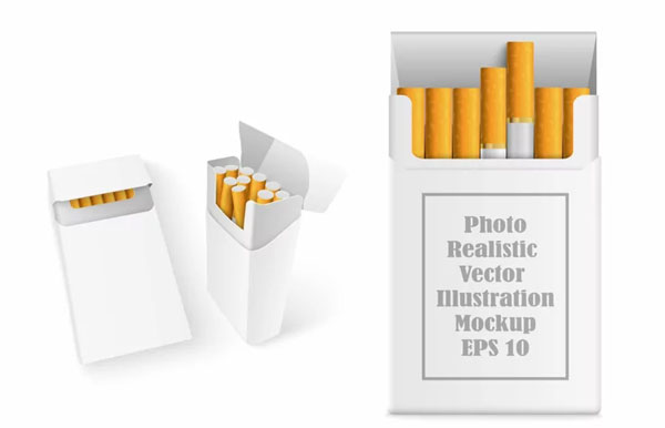 Realistic Cigarette Mockup