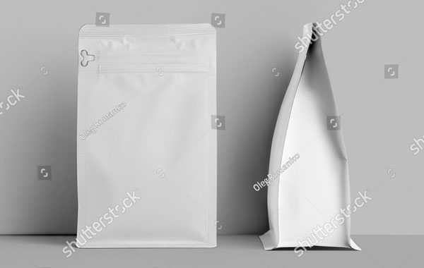 Realistic Coffee Bag Mockup Generator