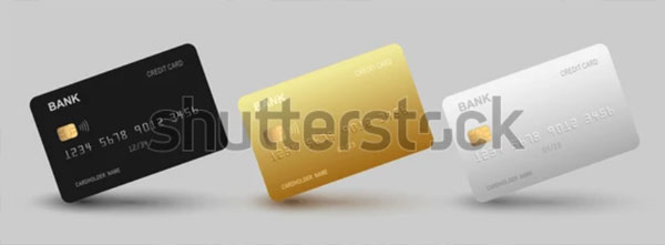 Realistic Credit Cards Mockup