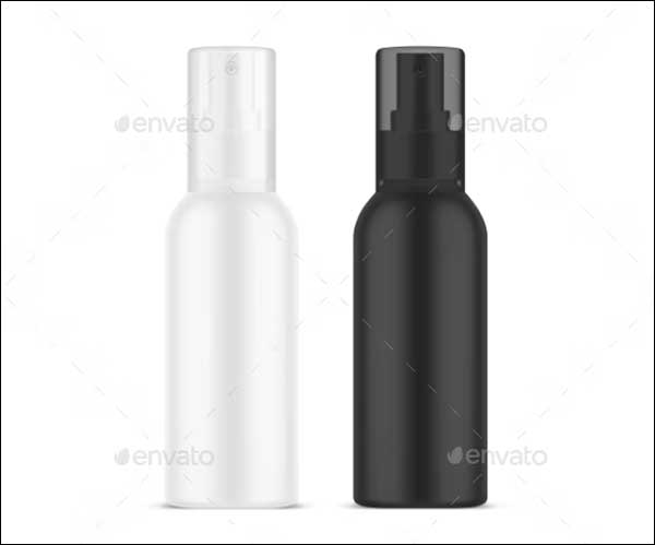 Realistic Deodorant or Perfume Bottle Mockups