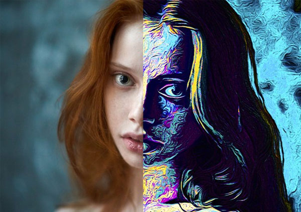 Realistic Digital Painting Effect