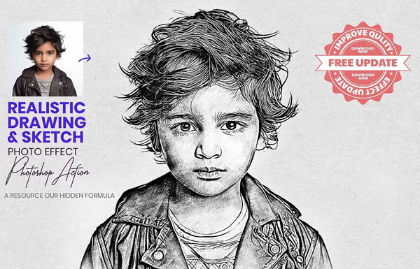 Realistic Drawing & Sketch Effect