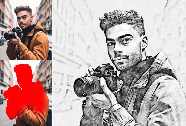 Realistic Drawing And Sketch Effect Actions