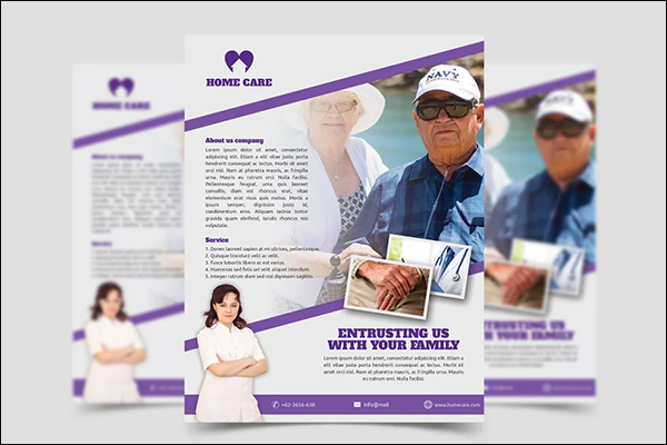 Realistic Home Care Flyer Templates