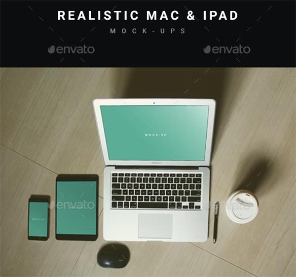 Realistic Mac & iPad Mockup