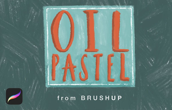 Realistic Oil Pastel Brushes