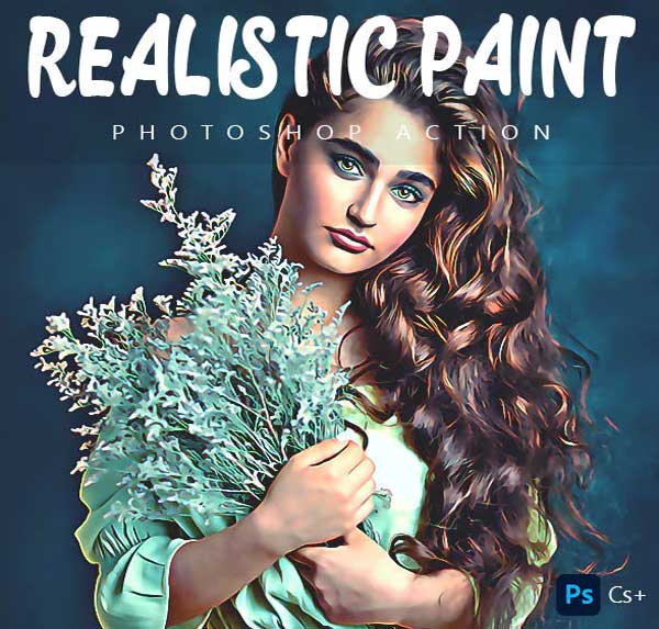 Realistic Painting Effect Photoshop Action