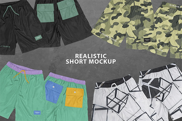 Realistic Short Mockup
