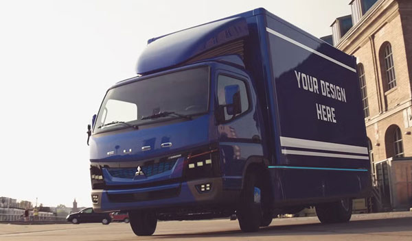 Best Truck Mockups Design