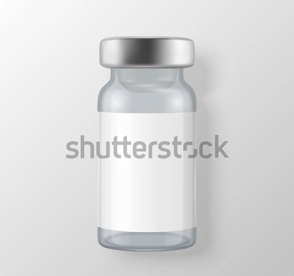 Realistic Vaccine Bottle Mockups