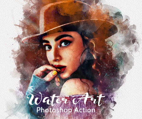 Realistic Water Art Photoshop Action