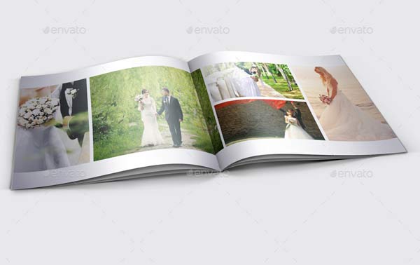 Realistic Wedding Album Templates