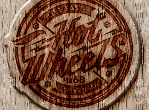 Realistic Wood Burn Effect Photoshop Action