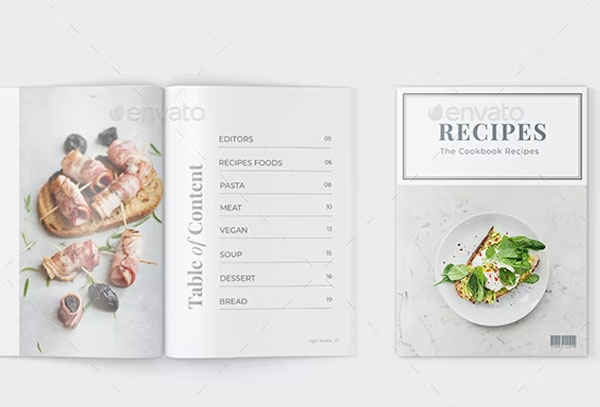 Recipe Food Brochure Template