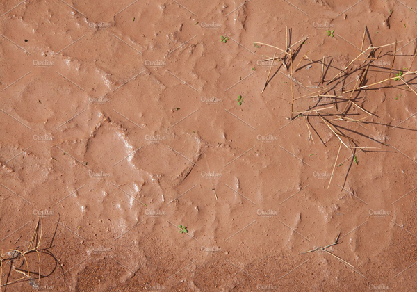 Red Desert Mud Texture