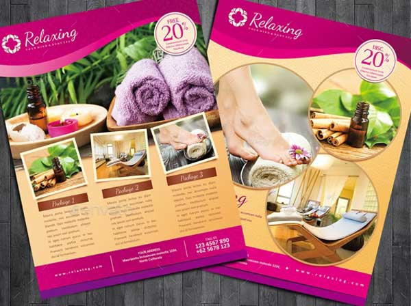 Relaxing Spa Flyer Template