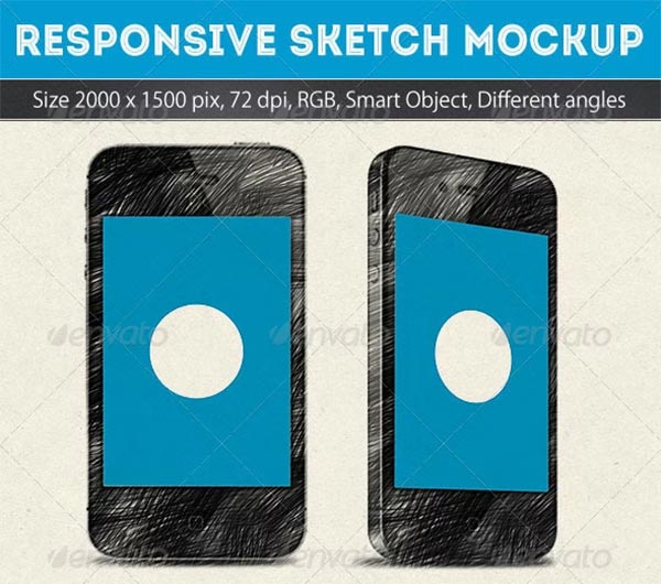 Responsive Sketch Mockup