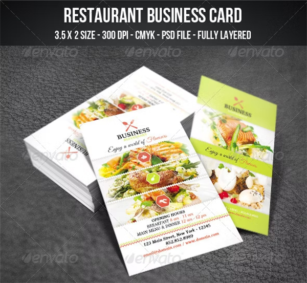 Restaurant Business Card