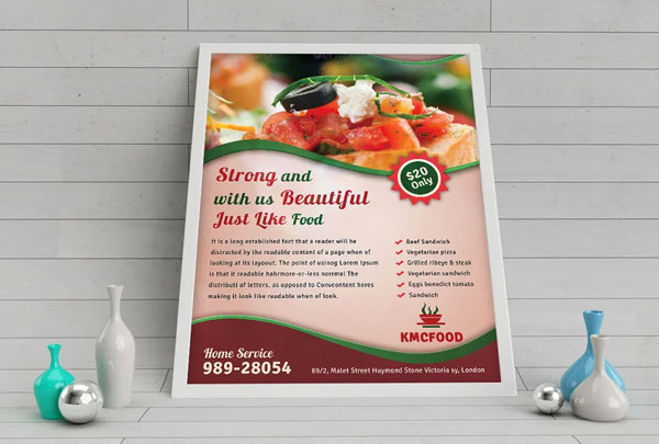Restaurant Business Cleaning Flyer