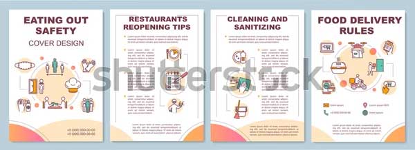 Restaurant Cleaning and Sanitizing Brochure