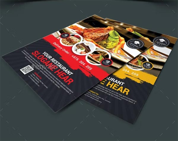 Restaurant Flyer PSD Design Template
