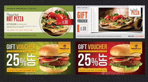 Restaurant Food Gift Voucher Bundle