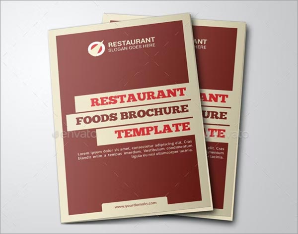 Restaurant Foods Menu Brochure Template