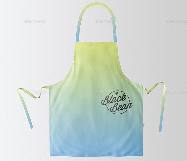 Restaurant and Home Kietchen Apron Mockup