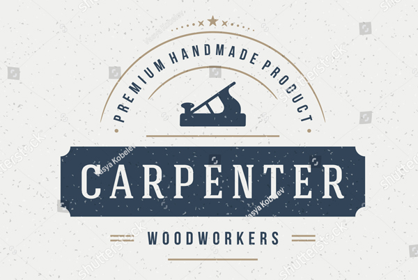 Retro Carpenter Logo Template