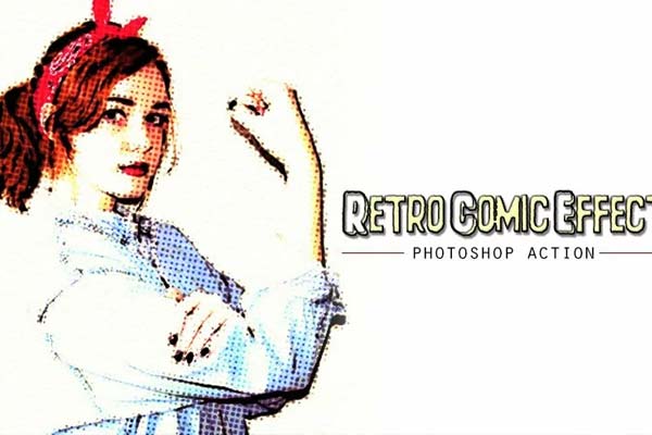 Retro Comic Photoshop Action Download