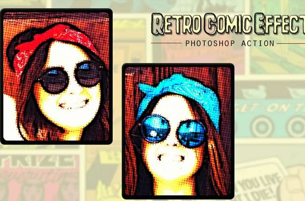 Retro Comic Photoshop Action