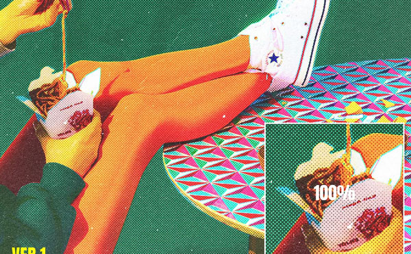 Retro Magazine Halftone Actions Download