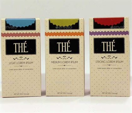Retro Tea Packaging Designs