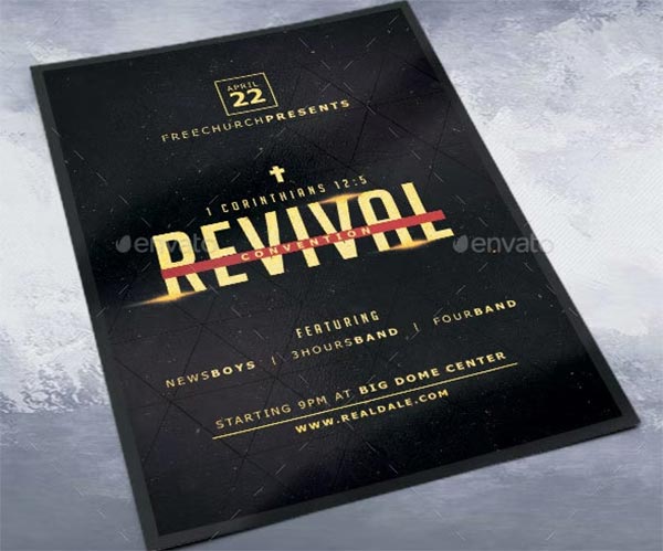 Revival Church PSD Flyer